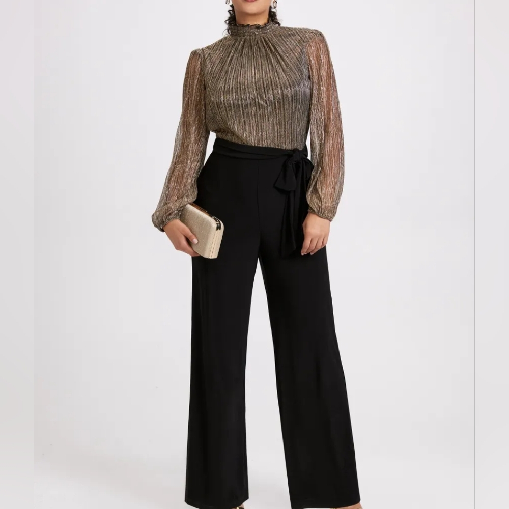 NWT JESSICA HOWARD | $139 Metallic Jumpsuit
